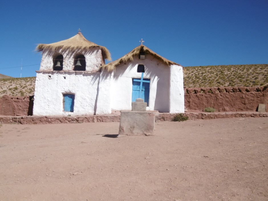 Little church in the village/